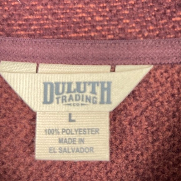 Duluth trading company zip up jacket sz L - Picture 4 of 4
